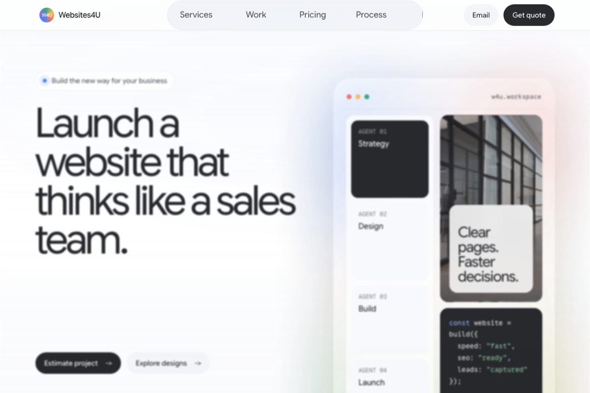 Websites4U project preview